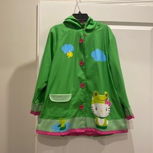 Hello Kitty raincoat. Size 6x.